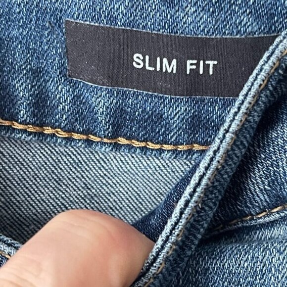 Judy Blue Plaid Cuffed Slim Fit Jean size 26 stretch classic medium wash jeans - Picture 11 of 16